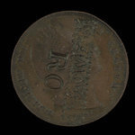 Canada, R.W. Owen Montreal Ropery, 1 farthing <br /> 1825
