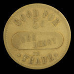 Canada, John Henry, 5 cents <br /> 1895