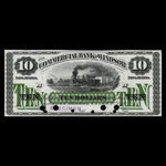 Canada, Commercial Bank of Windsor, 10 dollars <br /> 1 septembre 1870