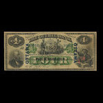 Canada, Banque de Québec, 4 dollars <br /> 1 octobre 1870