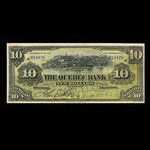 Canada, Banque de Québec, 10 dollars <br /> 1 juin 1908