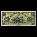 Canada, Banque de Québec, 50 dollars <br /> 3 janvier 1911