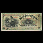 Canada, Banque Royale du Canada, 5 dollars <br /> 2 janvier 1901