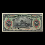 Canada, Traders Bank of Canada, 50 dollars <br /> 2 janvier 1909