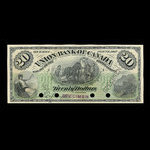 Canada, Union Bank of Canada (The), 20 dollars <br /> 1 juin 1907