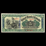 Grenada, Banque Royale du Canada, 5 dollars <br /> 2 janvier 1909
