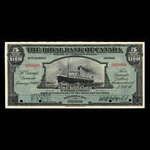 Grenada, Banque Royale du Canada, 5 dollars <br /> 2 janvier 1920