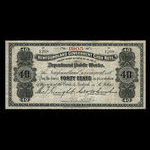 Canada, Terre-Neuve - Département des travaux publics, 40 cents <br /> 1905