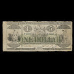 Canada, Bank of British North America, 1 dollar <br /> 1 décembre 1859