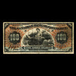 Canada, Canadian Bank of Commerce, 100 dollars <br /> 1 mai 1912