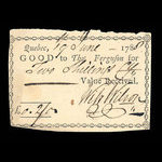Canada, Thos. Ferguson, 2 shillings <br /> 19 juin 1788