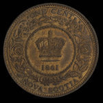 Canada, Victoria, 1 cent <br /> 1861