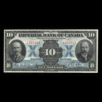Canada, Imperial Bank of Canada, 10 dollars <br /> 1 novembre 1923