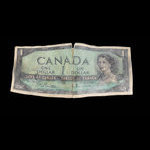 Canada, Banque du Canada, 1 dollar <br /> 1954