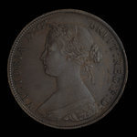 Canada, Victoria, 1 cent <br /> 1864