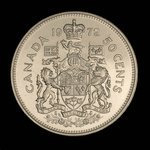 Canada, Élisabeth II, 50 cents <br /> 1972