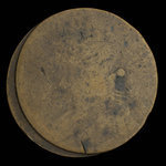 Canada, inconnu, 1/2 penny <br /> 1838