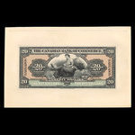 Barbade, Canadian Bank of Commerce, 20 dollars : 2 janvier 1922