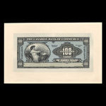 Barbade, Canadian Bank of Commerce, 100 dollars <br /> 2 janvier 1922