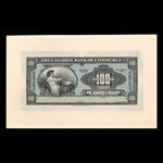 Barbade, Canadian Bank of Commerce, 100 dollars : 2 janvier 1922