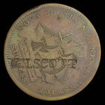 Canada, inconnu, 1/2 penny <br /> 1820