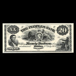 Canada, People's Bank of Halifax, 20 dollars <br /> 2 juillet 1903