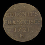 France, Louis XV, 9 deniers <br /> 1721