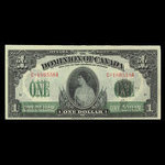 Canada, Dominion du Canada, 1 dollar <br /> 17 mars 1917