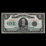 Canada, Dominion du Canada, 1 dollar <br /> 2 juillet 1923