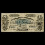 Canada, Bank of British North America, 1 dollar <br /> 1 janvier 1856