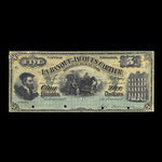 Canada, Banque Jacques-Cartier, 5 piastres <br /> 1 juin 1889