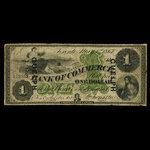 Canada, Canadian Bank of Commerce, 1 dollar <br /> 1 mai 1867