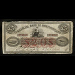 Canada, Commercial Bank of Newfoundland, 20 dollars <br /> 1 janvier 1867