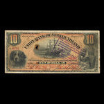 Canada, Union Bank of Newfoundland, 10 dollars <br /> 1 mai 1889