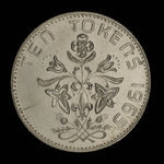 Canada, Monnaie royale canadienne, 10 tokens <br /> 1965