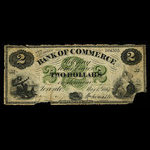 Canada, Canadian Bank of Commerce, 2 dollars <br /> 1 mai 1867