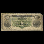 Canada, Central Bank of Canada, 10 dollars <br /> 1 janvier 1884