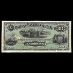 Canada, Halifax Banking Company, 10 dollars <br /> 2 juillet 1890