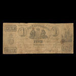 Canada, Ville de Toronto (Ontario), 1 dollar <br /> 5 juillet 1847