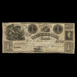 Canada, Commercial Bank of Fort Erie, 1 dollar : janvier 1851