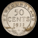Canada, Georges V, 50 cents <br /> 1911