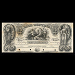 Canada, Banque de Montréal, 2 dollars <br /> 1860
