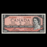 Canada, Banque du Canada, 2 dollars <br /> 1954