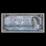 Canada, Banque du Canada, 5 dollars <br /> 1954