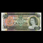 Canada, Banque du Canada, 20 dollars <br /> 1969