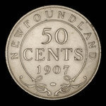 Canada, Édouard VII, 50 cents <br /> 1907