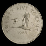 Canada, Monnaie royale canadienne, 25 tokens <br /> 1965