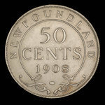 Canada, Édouard VII, 50 cents <br /> 1908