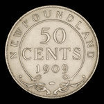 Canada, Édouard VII, 50 cents <br /> 1909