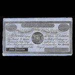 Canada, Commercial House, 5 livres(anglaise) <br /> 1829